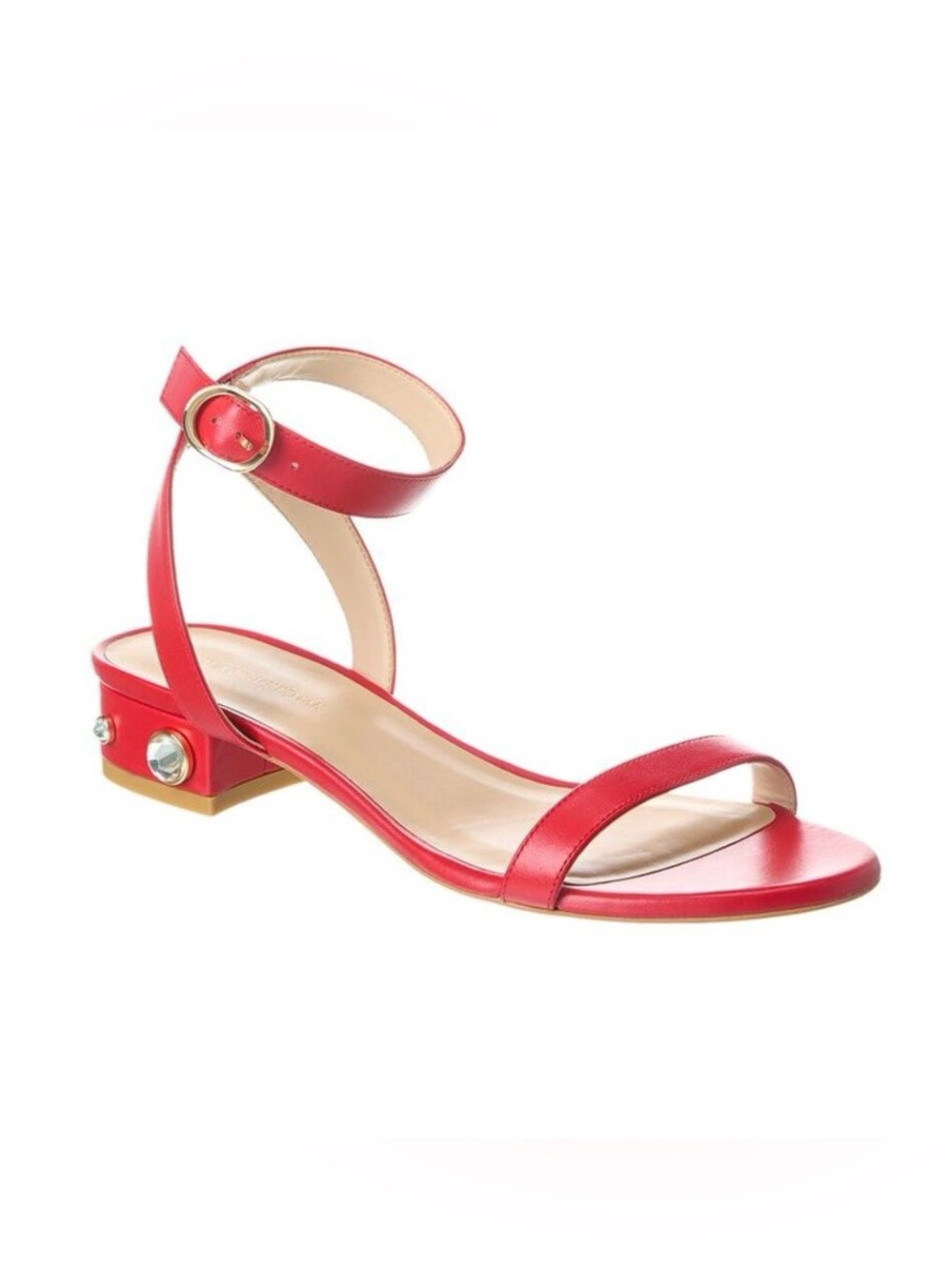 NEW Stuart Weitzman Dancer Allshine Ankle-Strap Heel Sandals